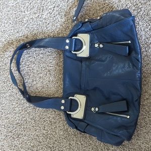 B. Makowski leather purse bag